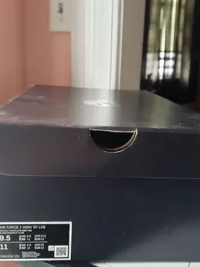 Nike | Shoes | Nike Black Air Force Box With Silver Logo | Poshmark